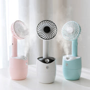 BeautiqGlow mini humidifier fan